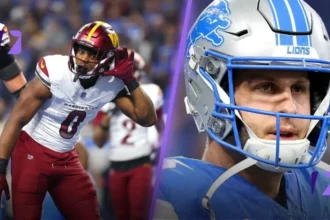 Washington commanders vs detroit lions match player stats